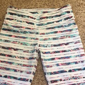 striped ivivva/lululemon leggings
